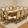Ghế ăn cổ điển Louis XV Carved Dining Chair(4000-751)