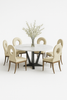 Ghế ăn cổ điển Oval Back Upholstered Dining Chair(4002-119 )