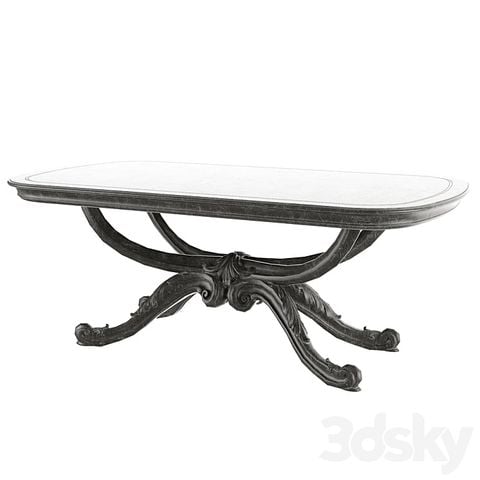 Bàn ăn cổ điển cao cấp phong cách Rococo