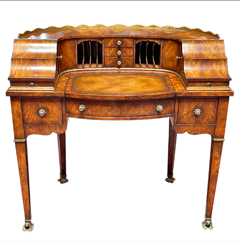 Bàn làm việc cổ điển Carlton House phong cách hoàng gia Anh (7105-129 Table)