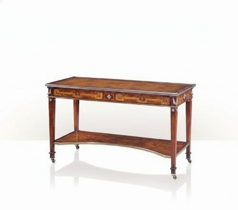 Bàn làm việc gỗ phong cách cổ điển Châu Âu (7105-145)