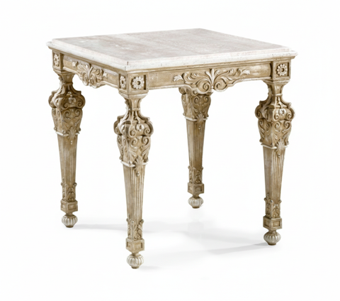 Bàn trà góc cổ điển Louis XIV Tavolino