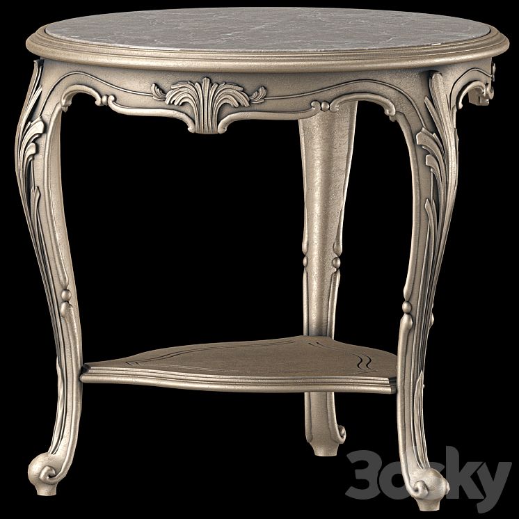 Bàn trà phụ cổ điển phong cách Ý