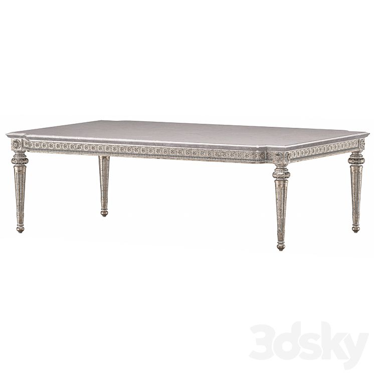 Bàn trà tân cổ điển Louis XVI hoàng gia