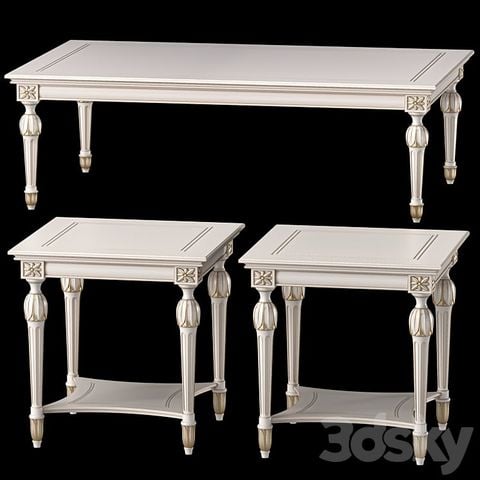 Bàn trà tân cổ điển Ý Roberto Giovannini