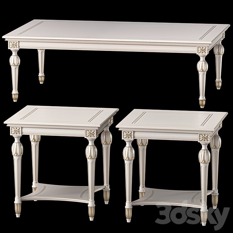 Bàn trà tân cổ điển Ý Roberto Giovannini