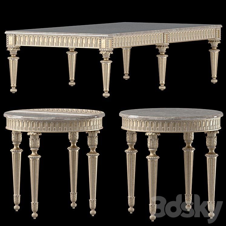 Bộ bàn trà tân cổ điển Ý Piemontese