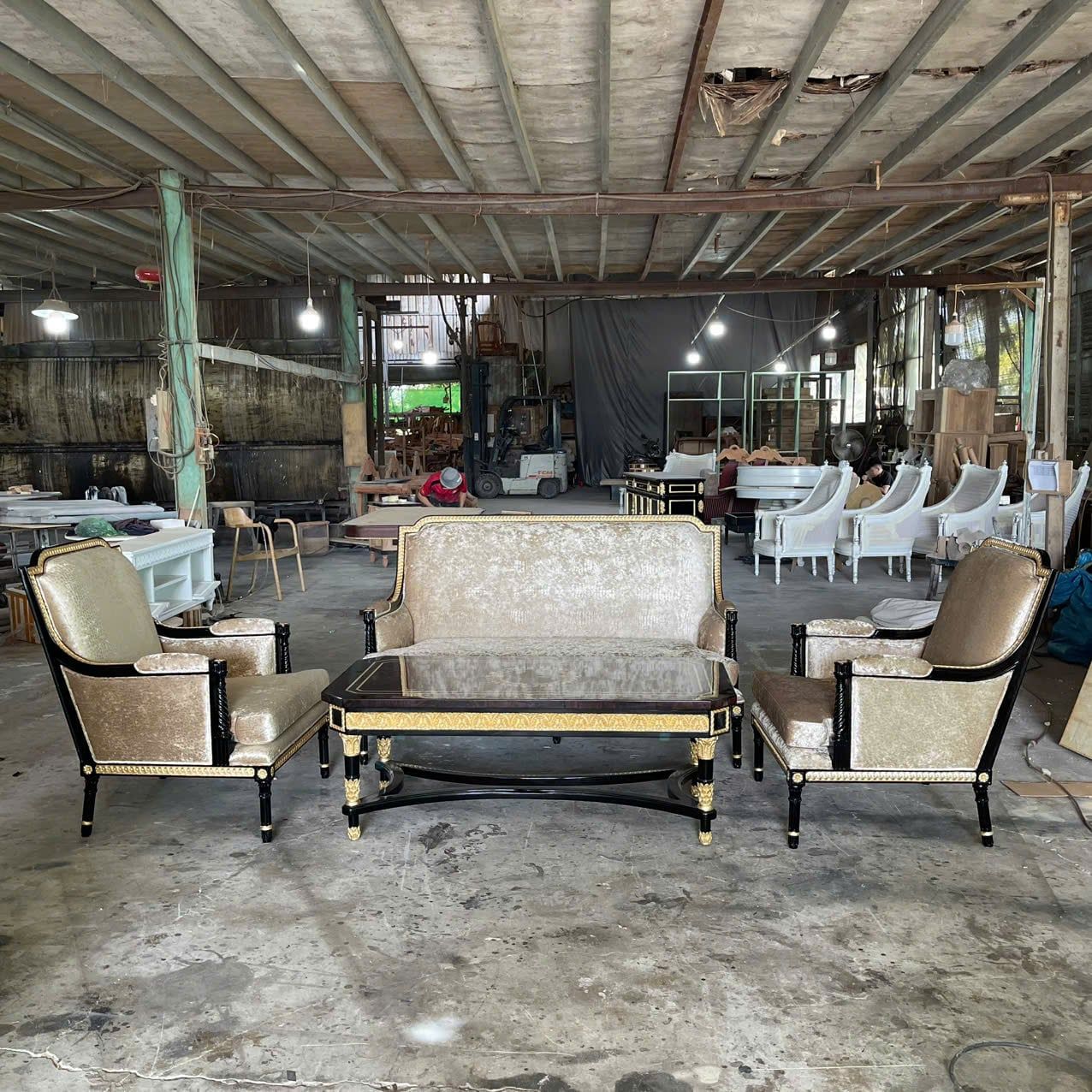 Bộ sofa tân cổ điển Wellington phong cách Ý