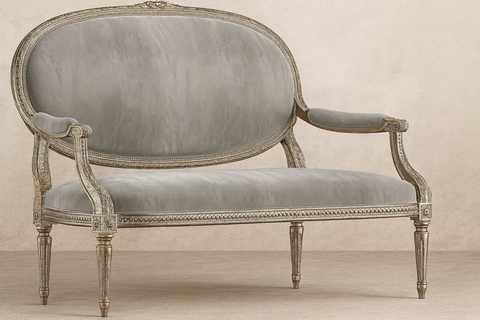 GHẾ ĐÔI LOUIS XVI HOÀNG GIA