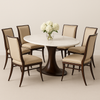 Ghế ăn cổ điển Elegant Curved Back Dining Chair(4000-750 )