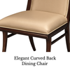 Ghế ăn cổ điển Elegant Curved Back Dining Chair(4000-750 )