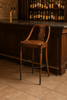 Ghế quầy bar Carved Curved Back Wooden Bar Stool(4200-052 )