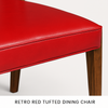 Ghế ăn cổ điển  RETRO RED TUFTED DINING CHAIR(4005-023 )