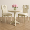 Ghế ăn cổ điển Romantic Heart-Shaped Back Chair(