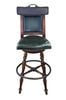 Ghế quầy bar Baroque Backrest Bar Stool with Leather Upholstery(4200-054)