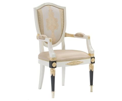 Ghê ăn cổ điển có tay vịn Malmaison