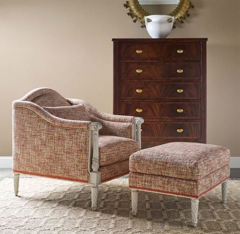 Bộ Ghế Bành & Đôn Tân Cổ Điển Châu Âu Cao Cấp