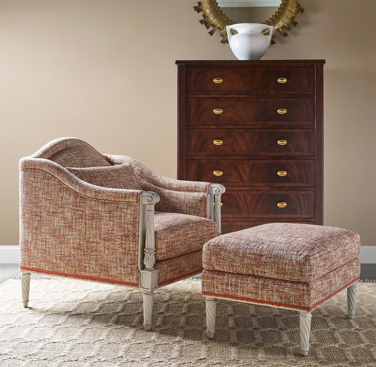 Bộ Ghế Bành & Đôn Tân Cổ Điển Châu Âu Cao Cấp