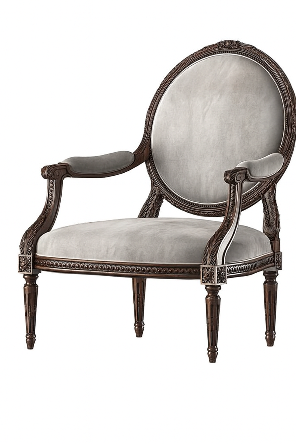 Ghế Bành Louis XVI Chạm Khắc