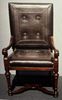 Ghế ăn cổ điển có tay Baroque Leather Armchair(4100-651)