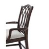 Ghế ăn cổ điển có tay Chippendale Lattice Back Armchair (4100-756)