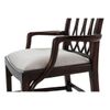 Ghế ăn cổ điển có tay Chippendale Lattice Back Armchair (4100-756)