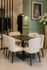 GHẾ ASTON VẢI CỎ MAY (Gỗ sồi nga )