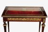 Bàn tab Vintage Wooden Console Table with Glass Top 5000-560
