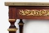 Bàn tab Vintage Wooden Console Table with Glass Top 5000-560