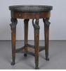 Bàn tab A cerejeira parquetry circular lamp table 5005-002