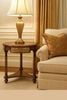 Bàn tab Classic Round Carved Table 5005-218