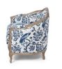Ghế Armchair Louis XV – Họa tiết Blue Bird of Eden