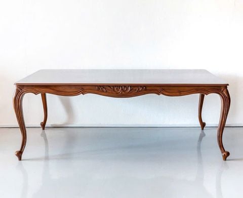 Bàn ăn Louis Paris gỗ sồi