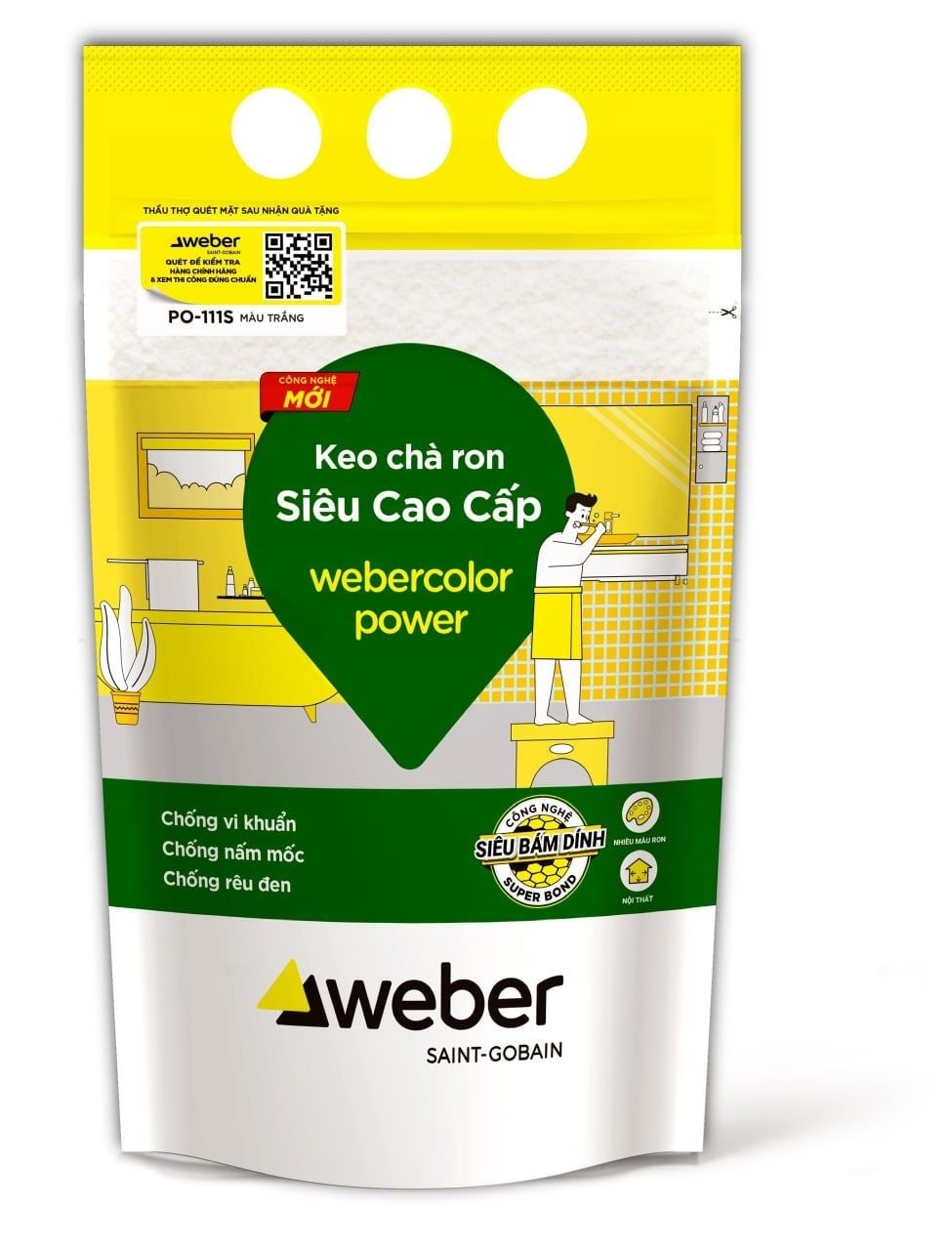 Keo Chà Ron Cao Cấp Weber PO-111S