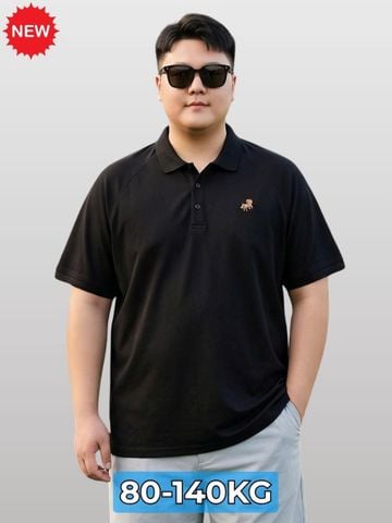 Áo Polo Đen Trơn Big Size Nam