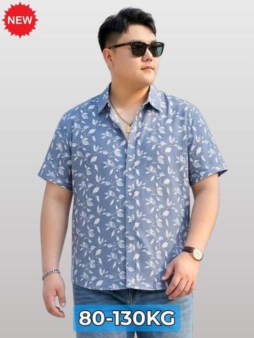 Áo Sơ Mi Họa Tiết Lá Big Size Nam
