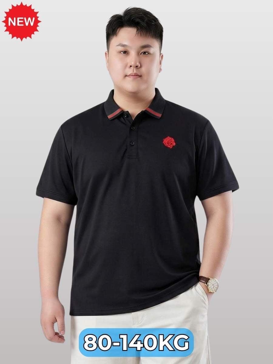 Áo Polo Đen D1 Big Size Nam
