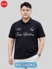Áo Polo Đen Họa Tiết Big Size Nam