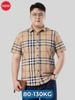 Áo Sơ Mi Caro Cộc Tay Big Size Nam