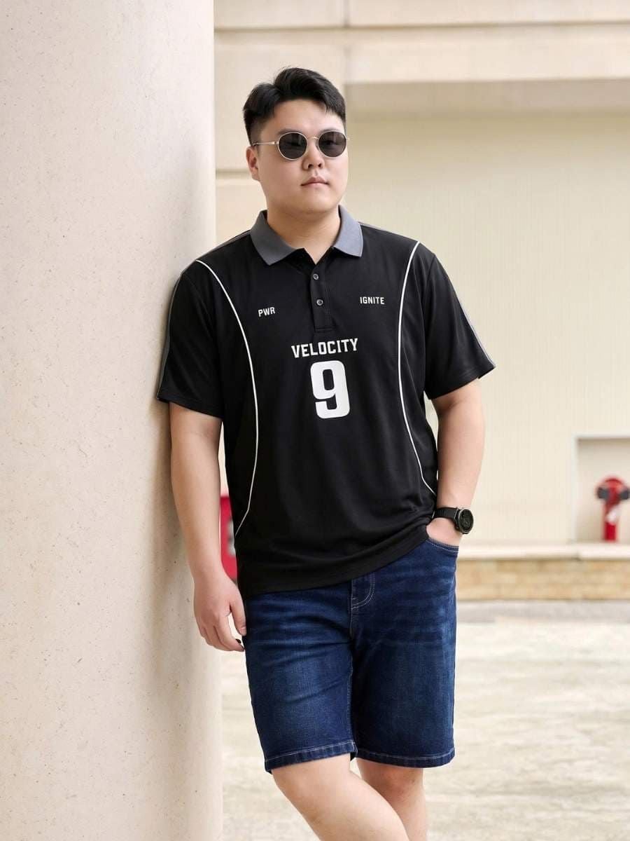 Áo Polo Cổ Xám Big Size Nam