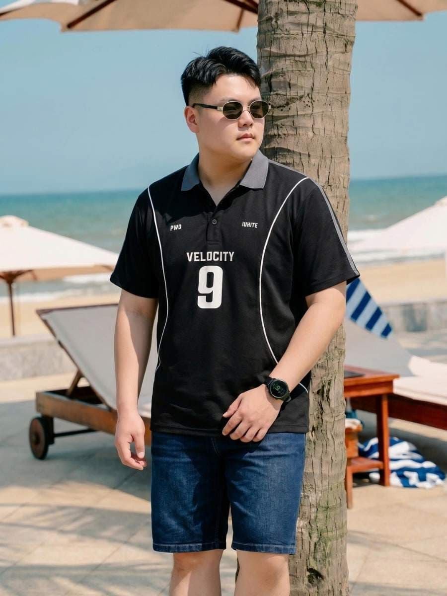 Áo Polo Cổ Xám Big Size Nam