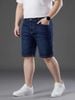 Quần Short Jean Xanh Mài Qua Gối Big Size Nam