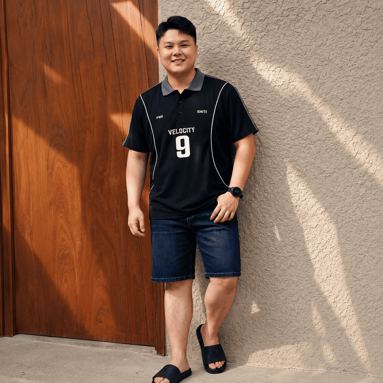 Áo Polo Cổ Xám Big Size Nam