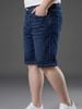 Quần Short Jean Xanh Mài Qua Gối Big Size Nam