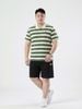 Áo Polo Kẻ Ngang Xanh Big Size Nam
