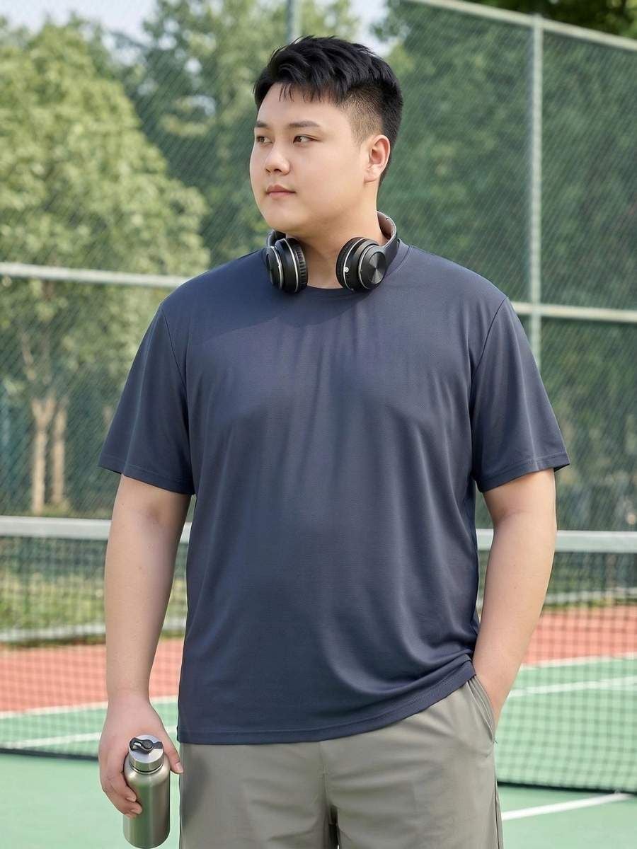 Áo Thun Gân Thể Thao Big Size Nam