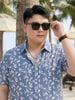 Áo Sơ Mi Họa Tiết Lá Big Size Nam