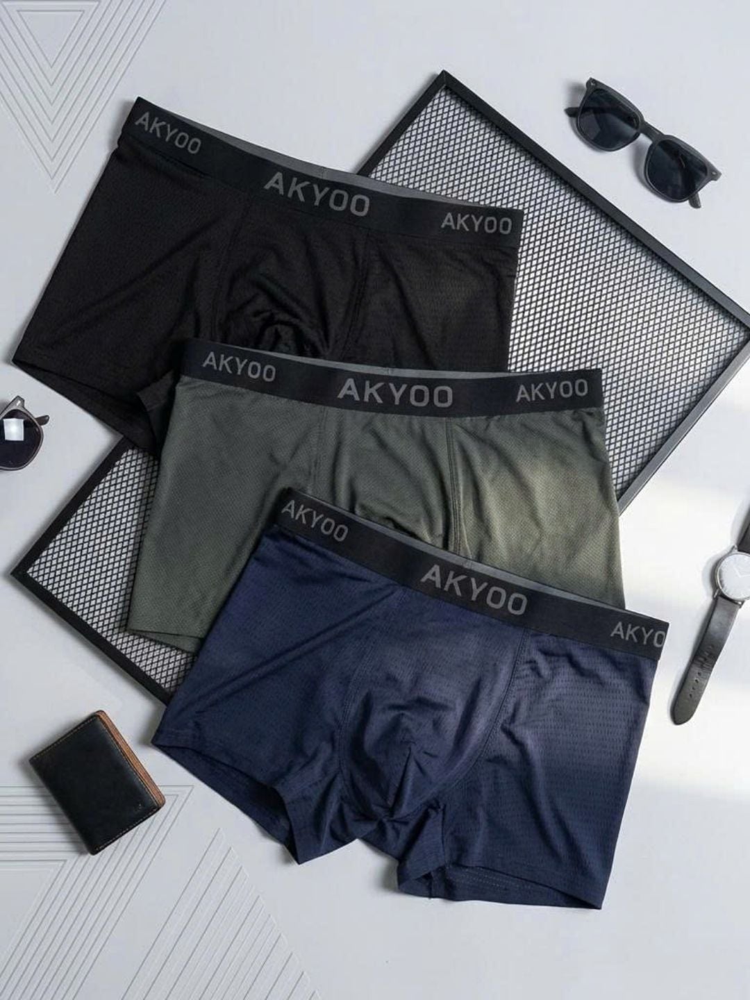 Quần Sịp Boxer Vải Kim Cương Big Size Nam