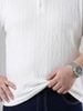 Áo Polo Trắng Viền Big Size Nam