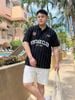 Áo Polo Kẻ Họa Tiết Big Size Nam